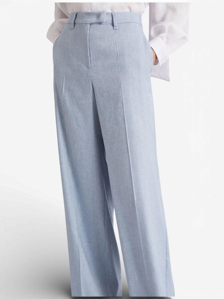 Licht blauwe loose fit broek Odino Marella