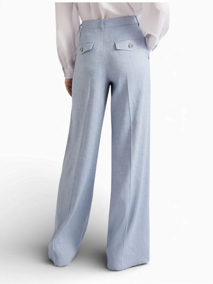 Licht blauwe loose fit broek Odino Marella