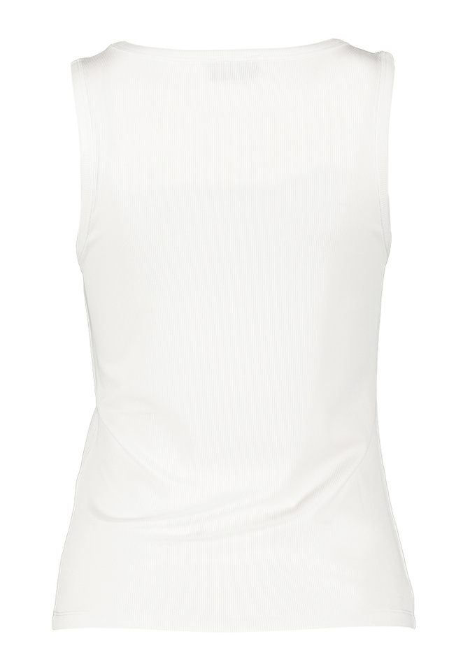 Witte top in ribbel Marella Sport