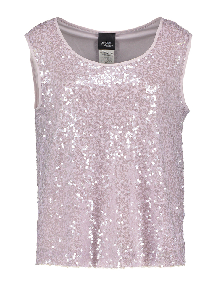 Lila top met pailletten Tritone Persona