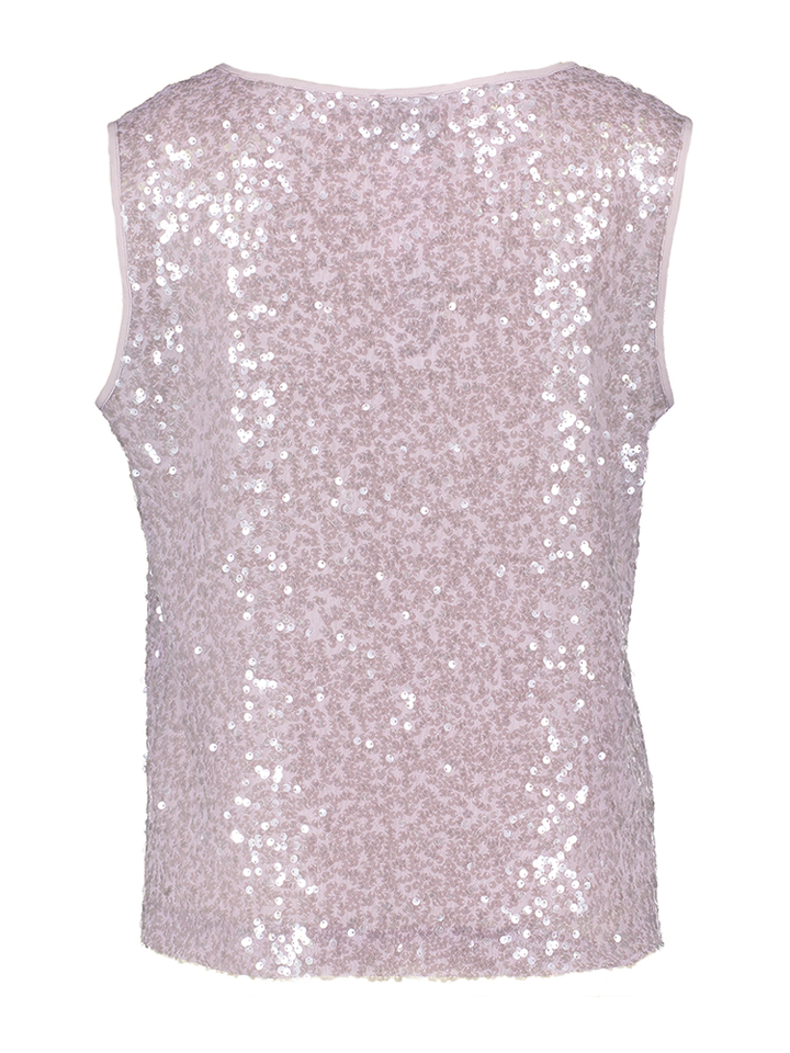 Lila top met pailletten Tritone Persona