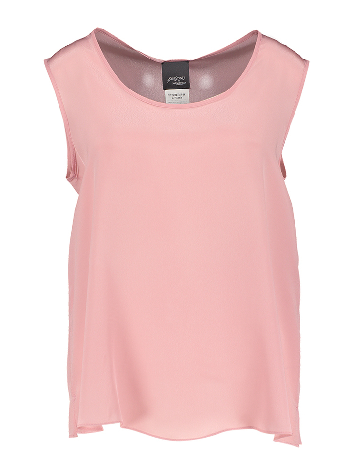 Roze glanzende top Panetto Persona