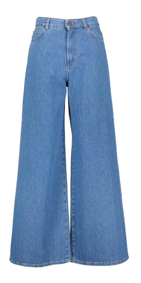 Blauwe loose fitted jeans Vega Max Mara