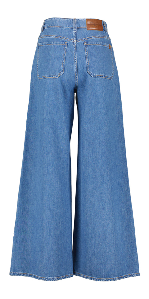 Blauwe loose fitted jeans Vega Max Mara
