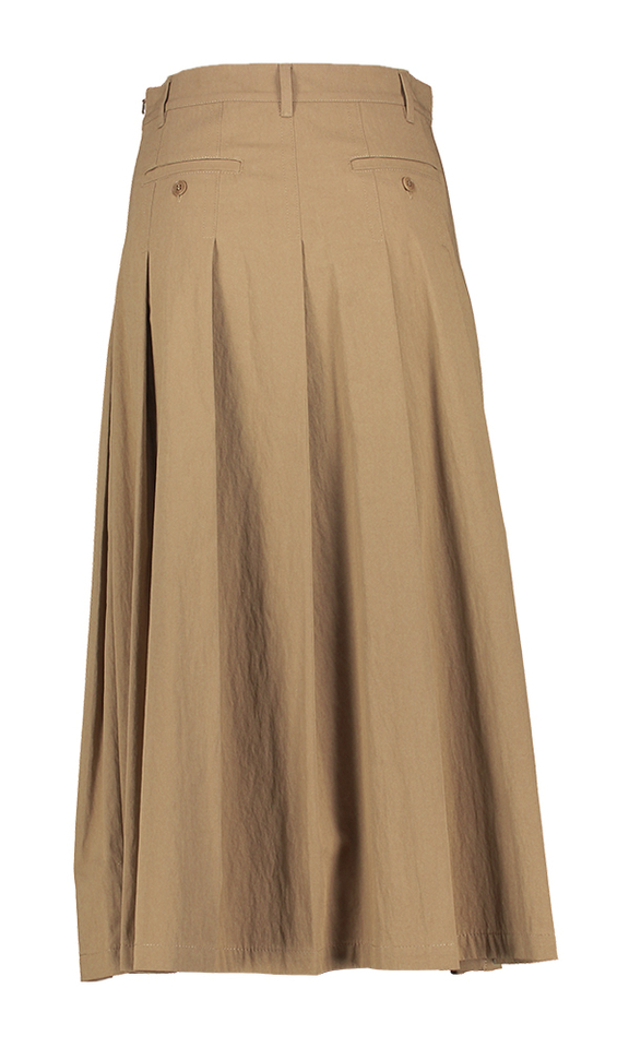 Beige plooirok Orme Max Mara