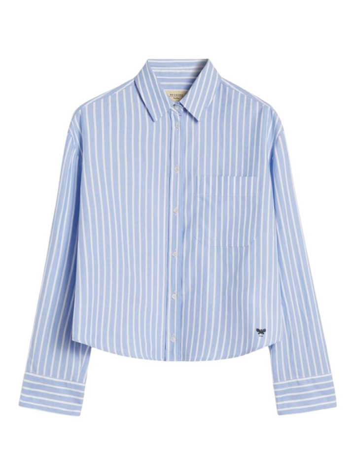 Blauw gestreepte blouse Oreo Max Mara 