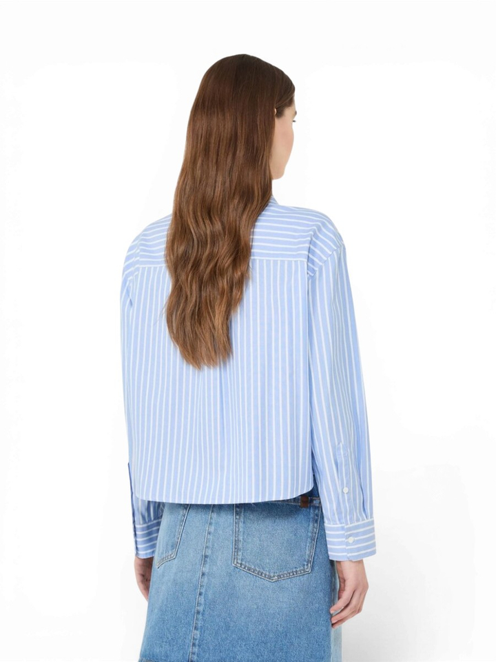 Blauw gestreepte blouse Oreo Max Mara 