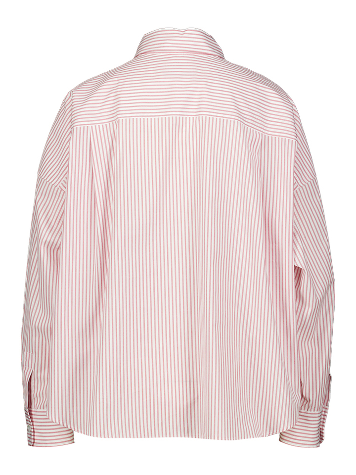Witte blouse met roze streep Aureo Max Mara