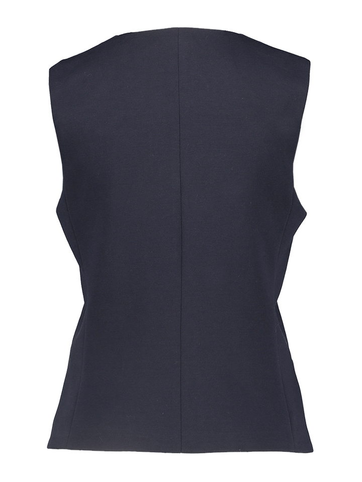 Blauwe gilet zonder mouwen Poggio Max Mara Weekend