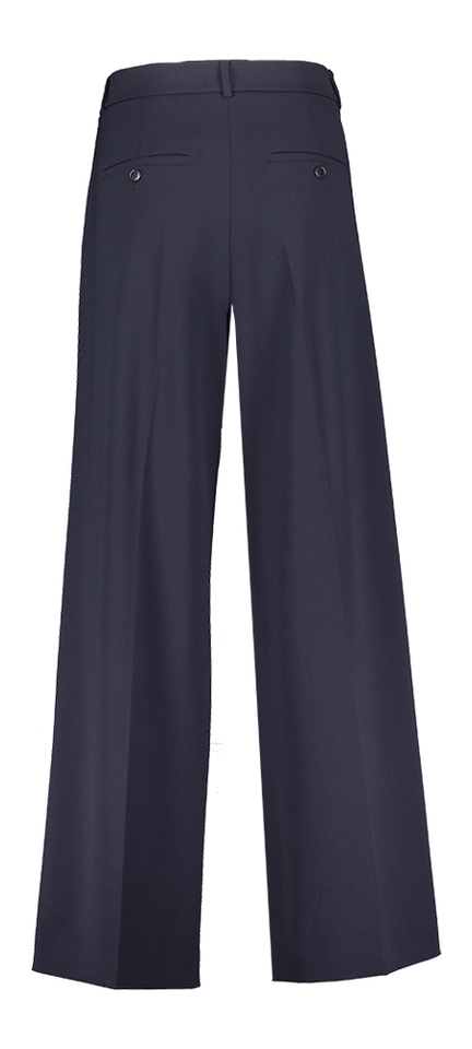 Donkerblauwe geklede broek Asta Max Mara 