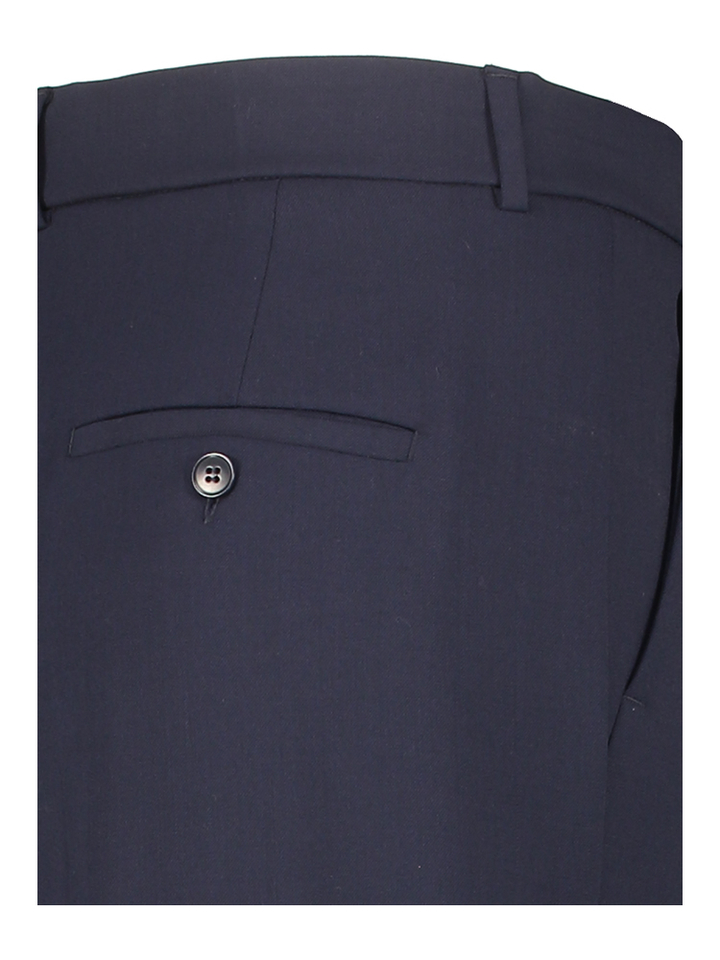 Donkerblauwe geklede broek Asta Max Mara 