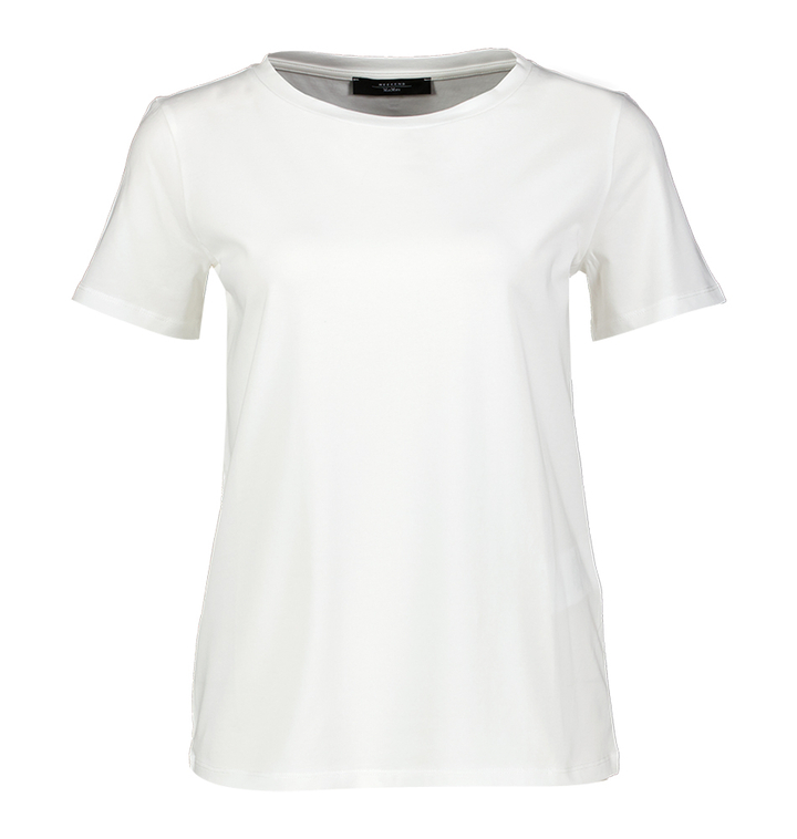 Witte t-shirt met ronde hals Multi B Max Mara 