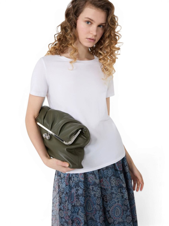 Witte t-shirt met ronde hals Multi B Max Mara 