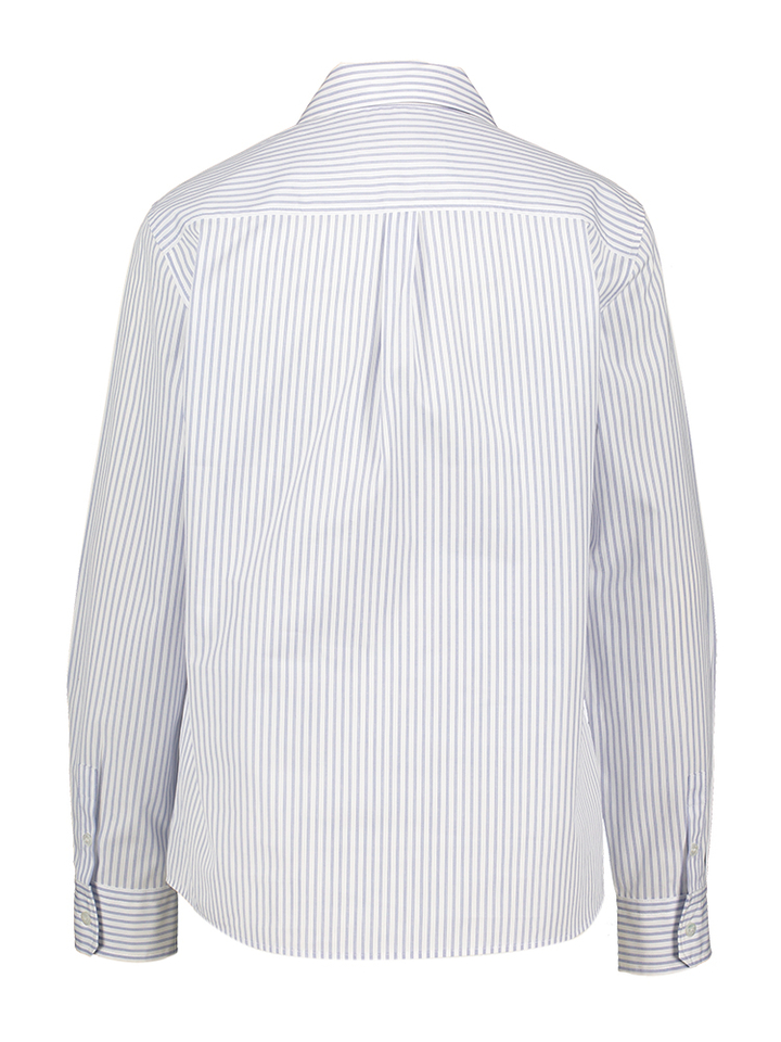 Blauw en wit gestreepte katoenen bloes Bahamas Max Mara Weekend