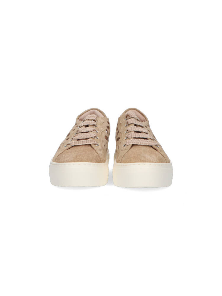 Beige jeans sneaker mandi Agl