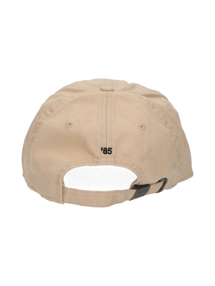 Zandkleurige katoenen pet Tommy Hilfiger