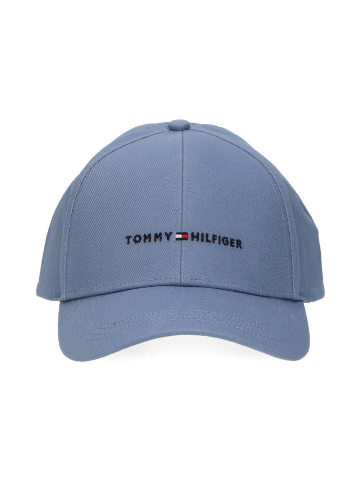 Lichtblauwe katoenen pet Tommy Hilfiger