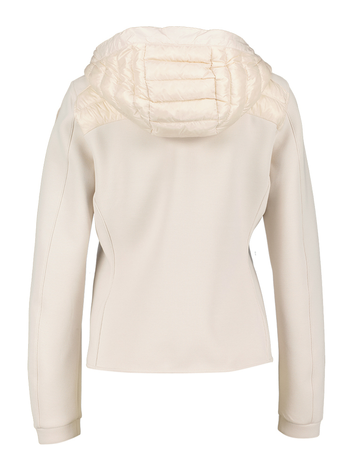 Blush white jas met rits en kap Kym Parajumpers