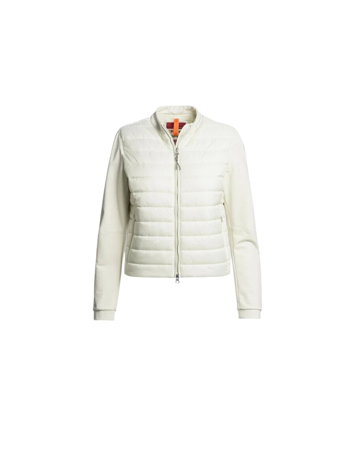 Ecru jas padded voorkant en sweatshirt achterkant Corina Parajumpers 
