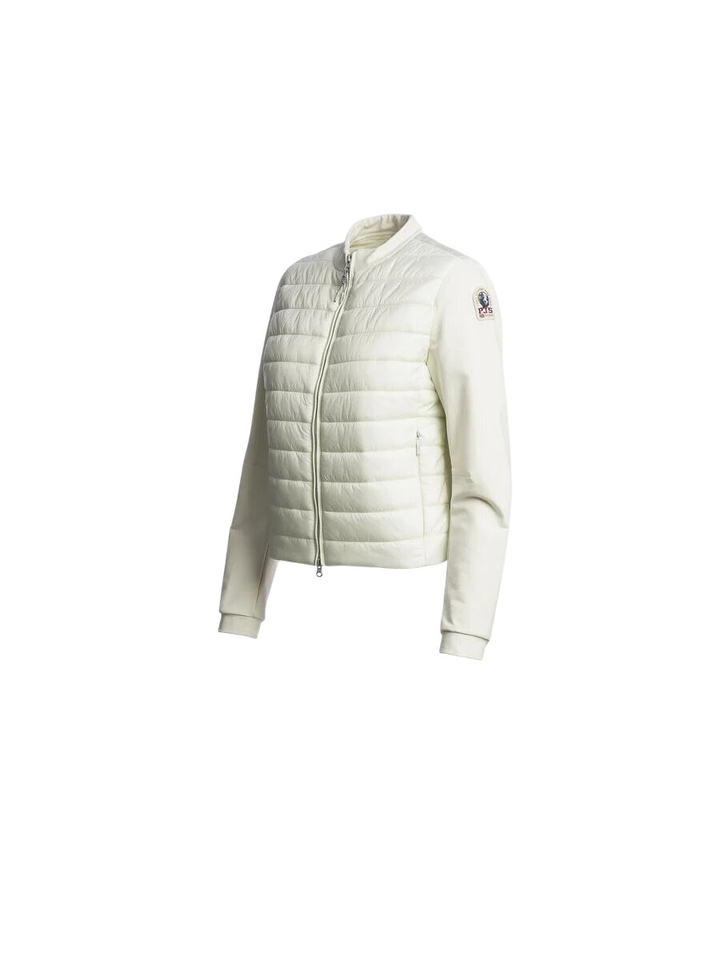 Ecru jas padded voorkant en sweatshirt achterkant Corina Parajumpers 
