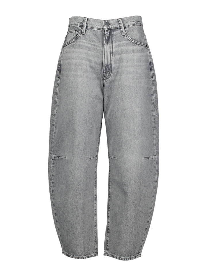 Grijze loose fit jeans The Pony Keg Ankle Mother 