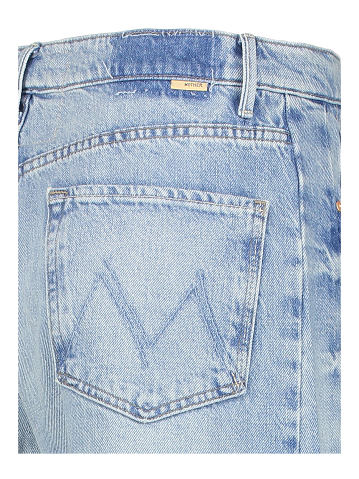 Licht blauwe relaxed enkel jeans Half Pipe Ankle Mother