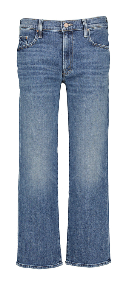 Blauwe straight jeans Rambler Mother