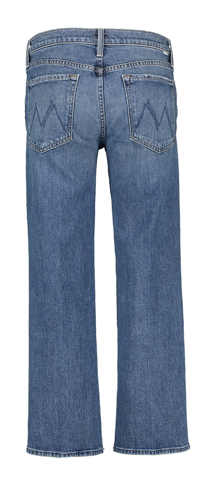 Blauwe straight jeans Rambler Mother