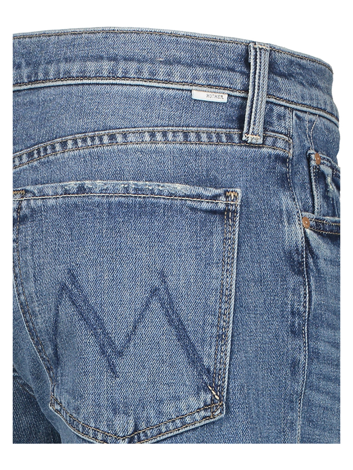 Blauwe straight jeans Rambler Mother