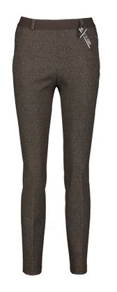 Raphaela by Brax Bruine super slim broek met print en elastiek Lillyth