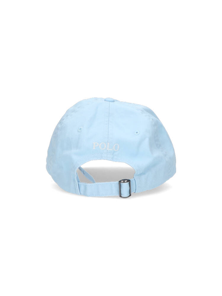 Lichtblauwe pet met witte logo Ralph Lauren
