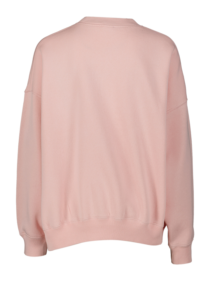 Roze oversized sweater met ronde hals Ralph Lauren