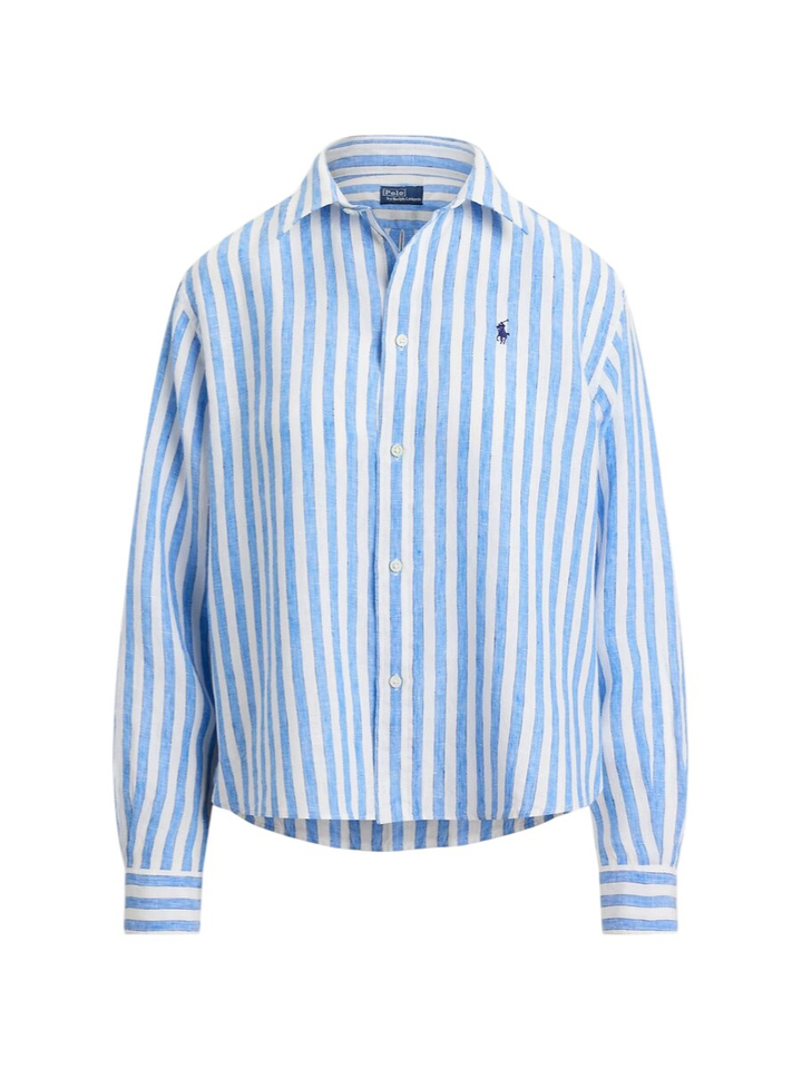 Wit en blauw gestreepte bloes Ralph Lauren 