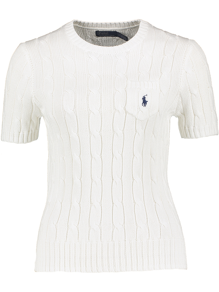 Witte pull met kabel Ralph Lauren 