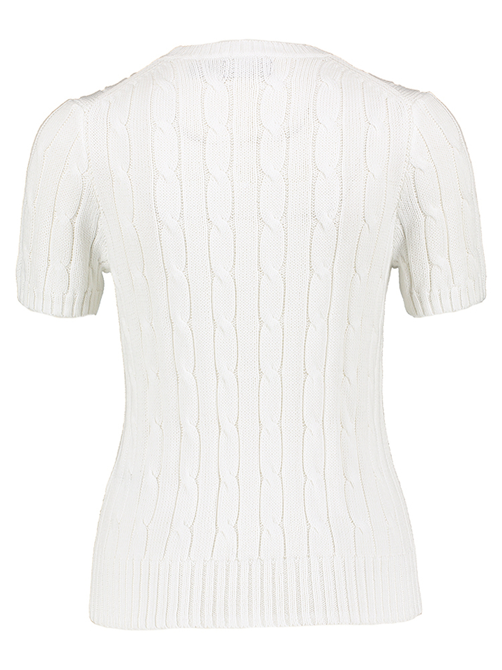 Witte pull met kabel Ralph Lauren 