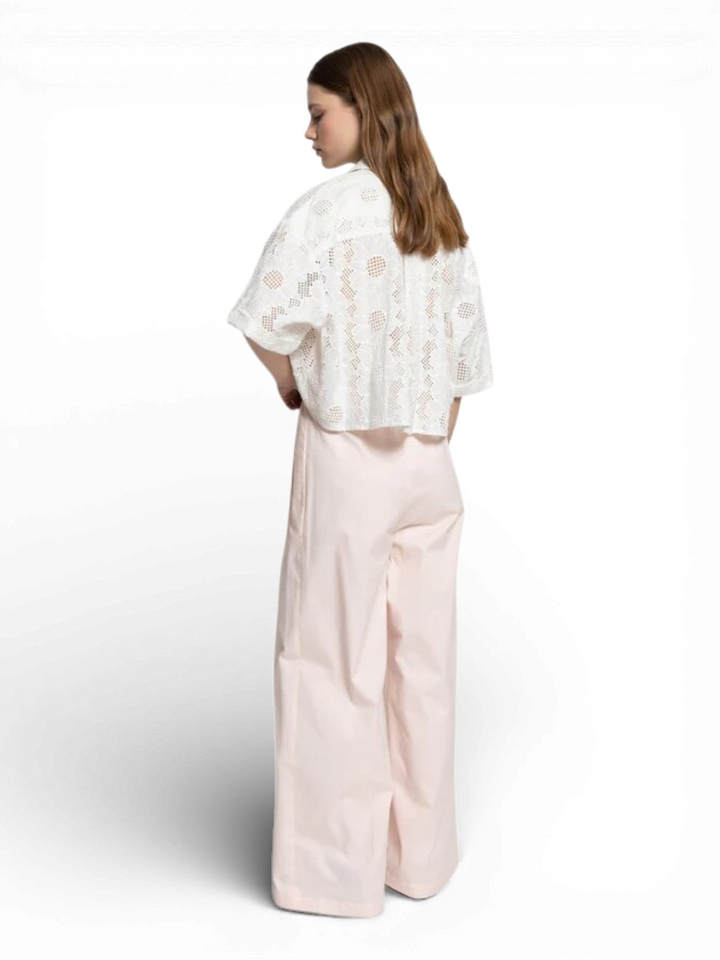 Roze geklede broek Nice Ame 
