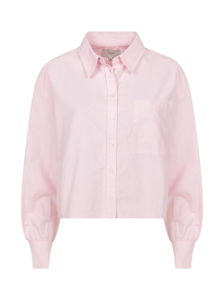 Roze blouse met knoopsluiting Karlotta Ame