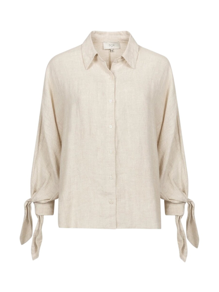 Beige linnen blouse Nugget Ame