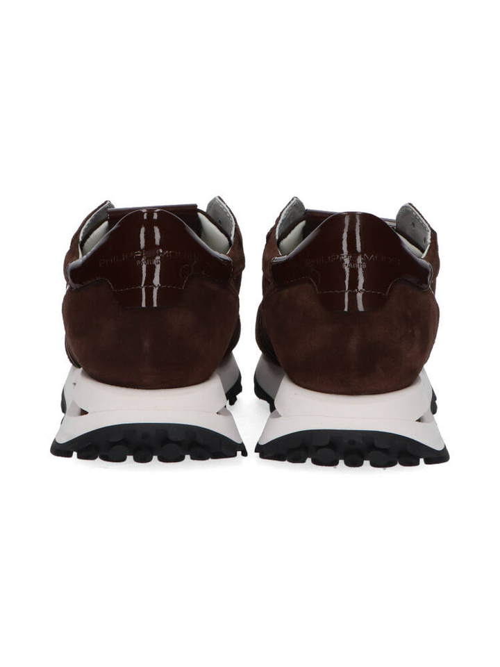 Donkerbruine lage sneakers Tropez Haute low Philippe Model