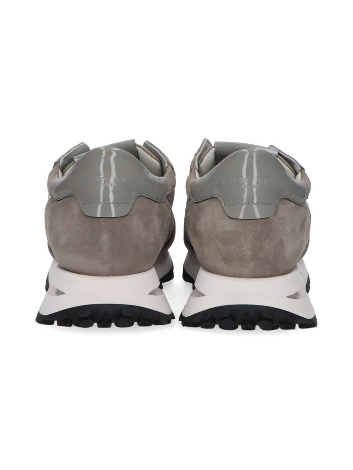 Grijze lage sneakers Tropez Haute low Philippe Model