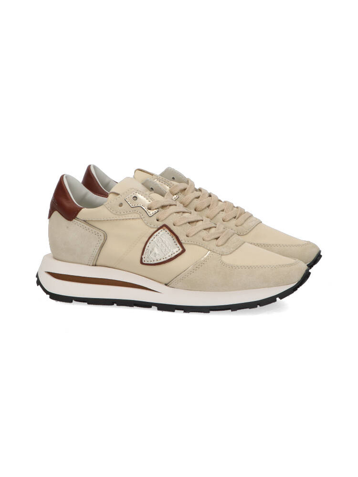 Beige lage sneakers Tropez Haute low Philippe Model
