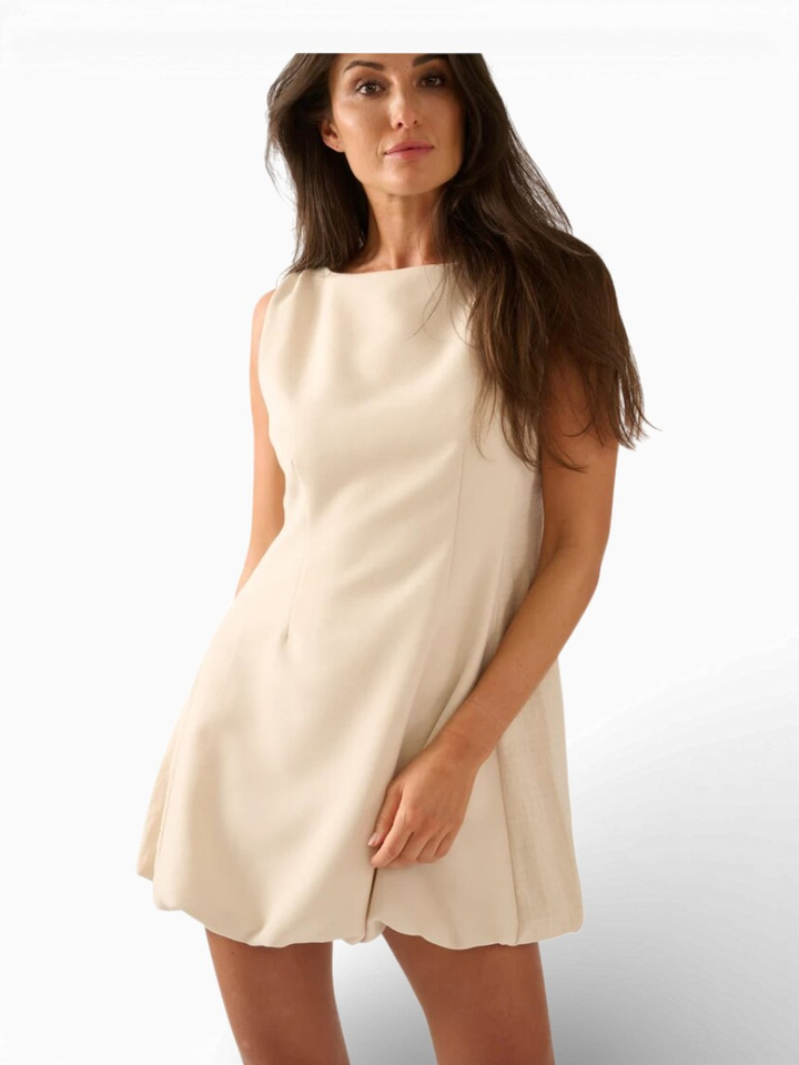 Ecru kleedje Tizia Oscar