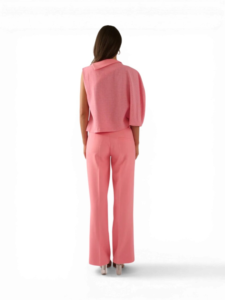 Roze bloes met speciale mouw Kobe Oscar