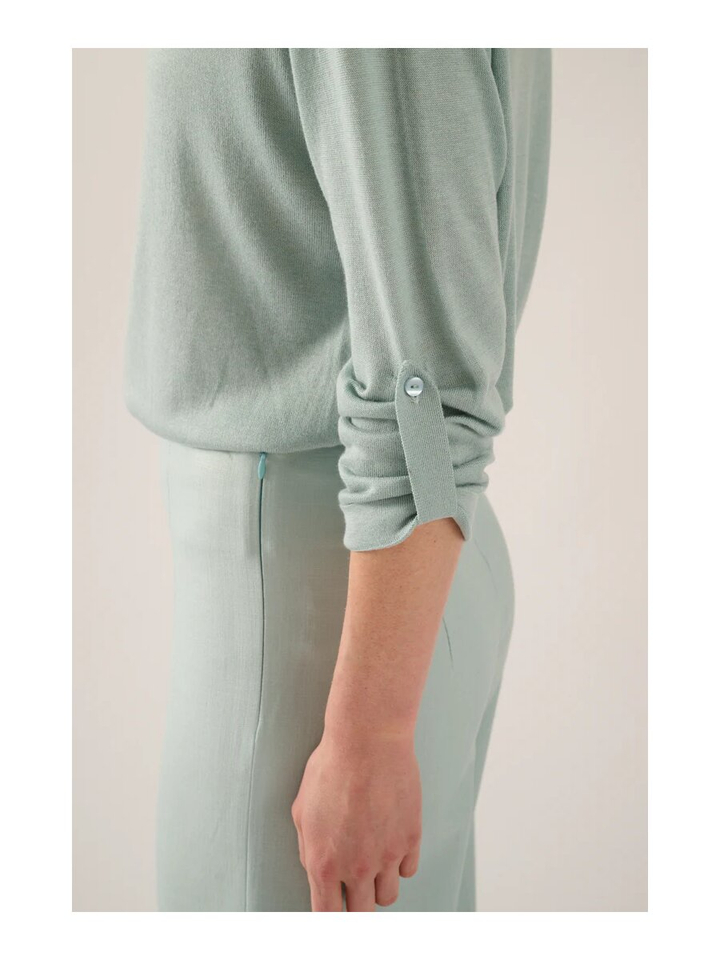 Groene trui met polo kraag Forbes Oscar