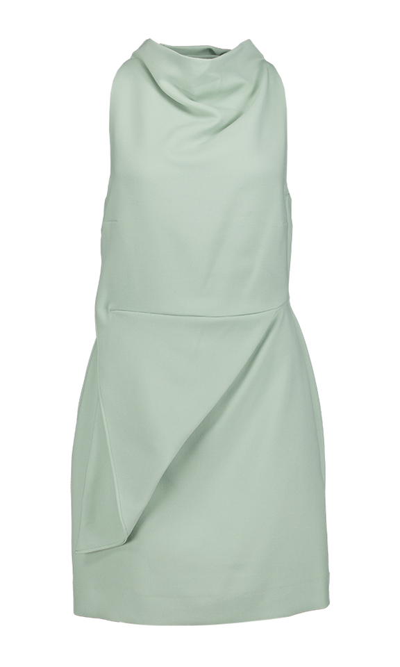 Groene korte jurk zonde mouwen Braga Oscar