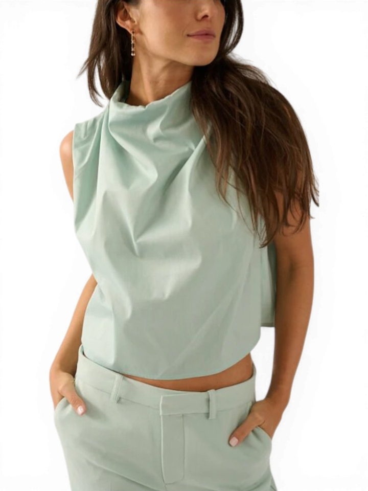 Muntgroene top Harper Oscar 