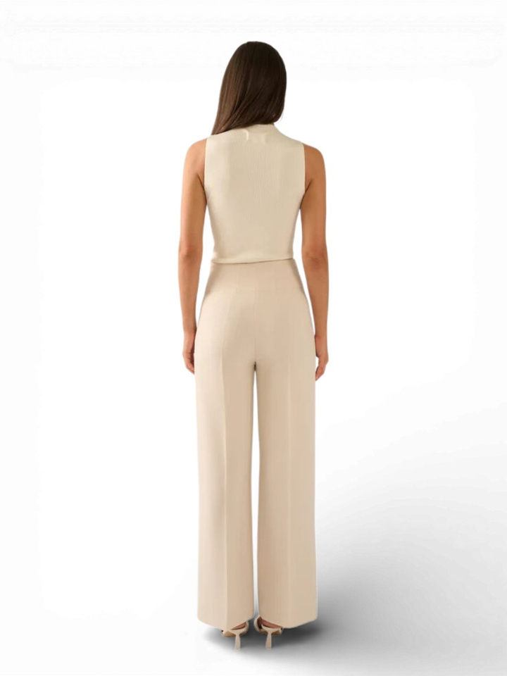 Ecru broek Quartz Oscar 