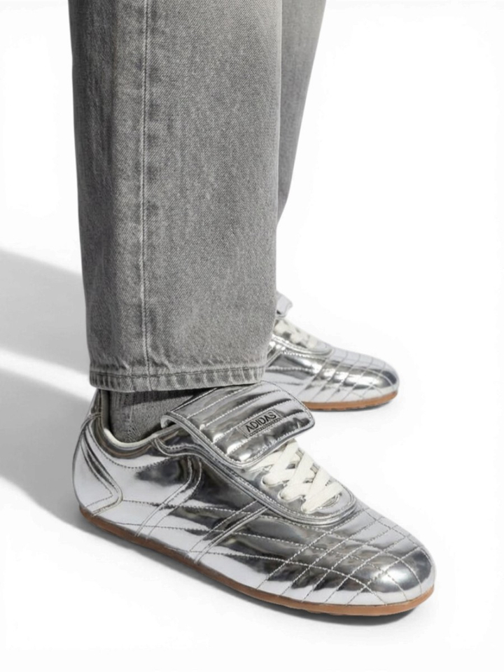 Zilver lage sneakers Alohas 