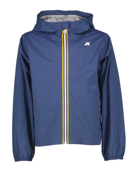 Donkerblauwe regenjas Jack Stretch K-Way