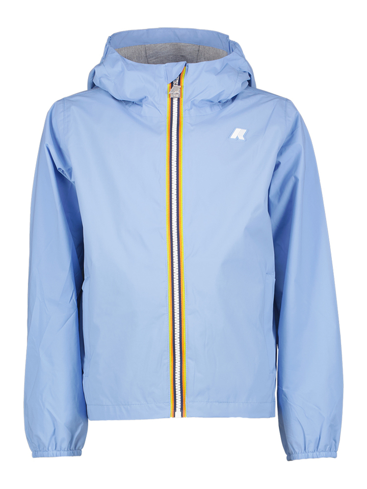 Lichtblauwe regenjas Jack Stretch K-Way